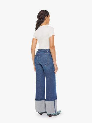 Mother Denim-PETITES The Lil Hustler Roller Sneak Cuff