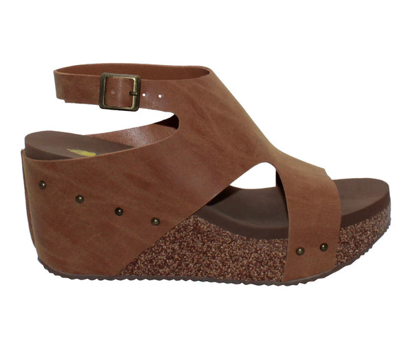 Volatile- Poolside Sandal- Tan