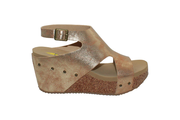 Volatile- Poolside Sandal- Gold