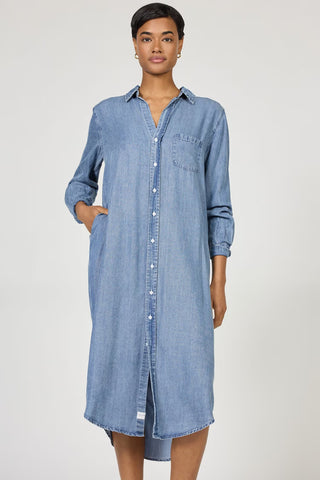 GALINA TENCEL SHIRT DRESS