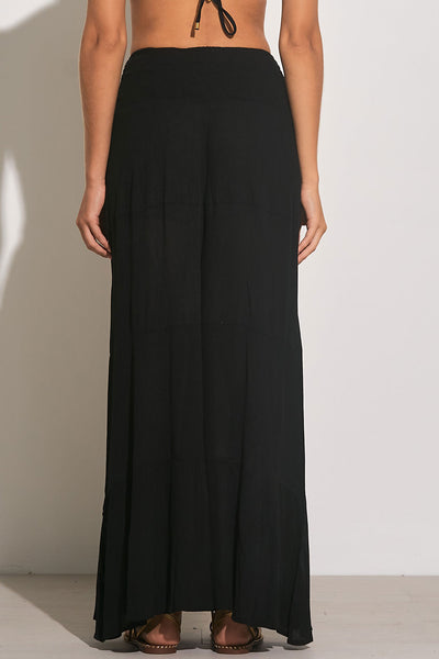 Elan- Resort Tiered Pants- Black