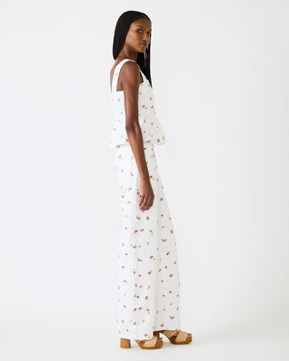 Fiorella Peplum Top Antique