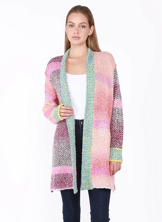 Dex Patchwork Mosaic Cardigan