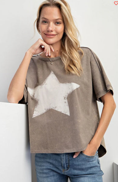 Mineral Wash Star Top