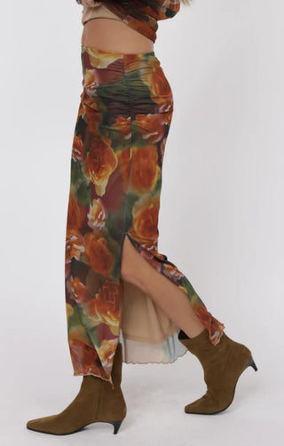 Heart Beats Side Slit Skirt