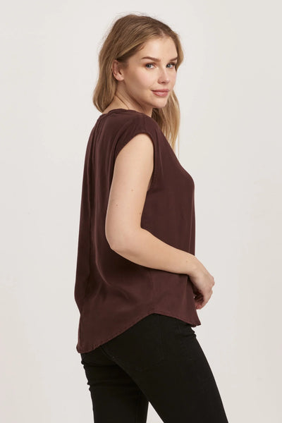 Dear John- Yanis Sleeveless Top- Ground Coffee