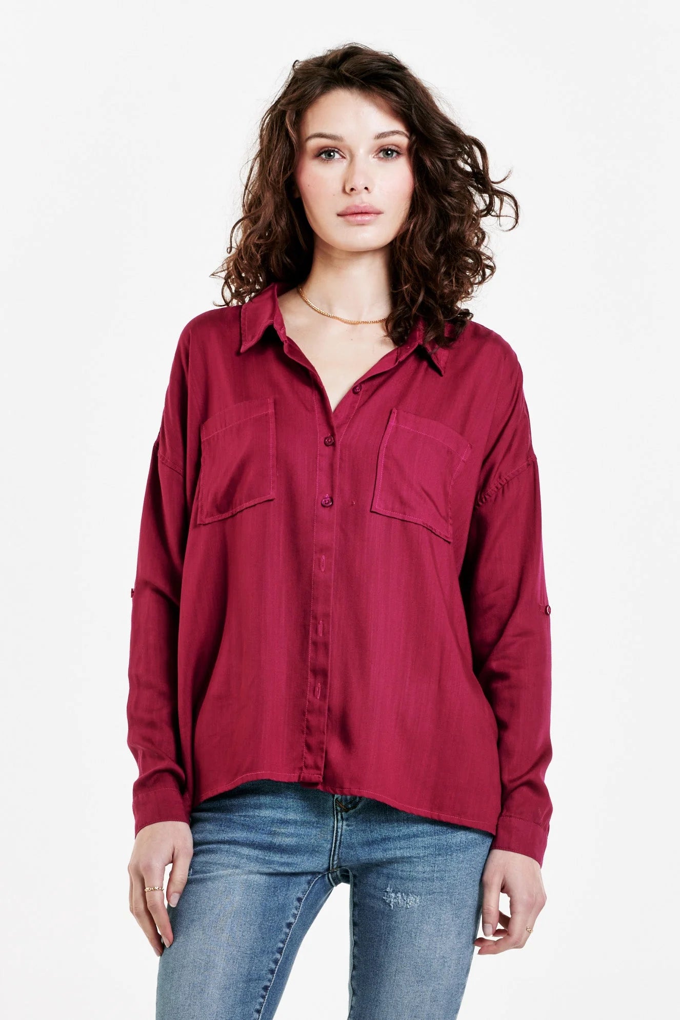 Arianna Purple Potion Top