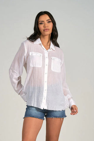 Elan- Val Button Down