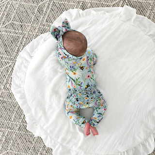 Bumble Ruffle Zip Bamboo Baby Sleepies Little Outfit