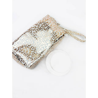 Waterproof Fabric Leopard Pattern Cosmetic Bag
