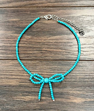 the Bead Bow Necklace