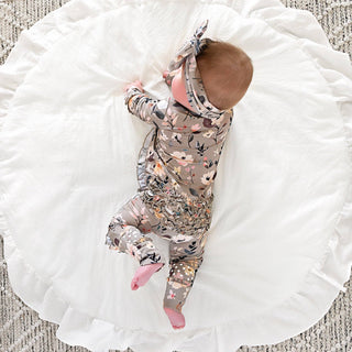 Gigi and Max - Tatum RUFFLE ZIP Bamboo One Piece Floral Baby Clothing