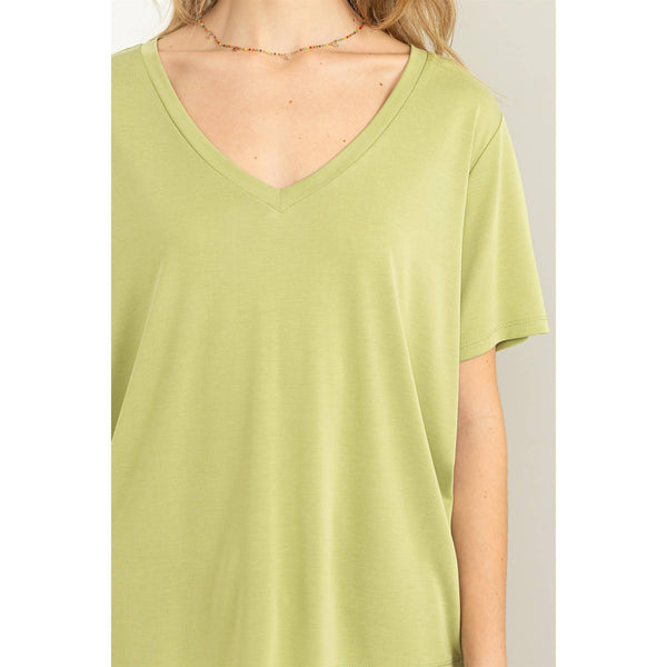 Holly V-Neck Relaxed Top