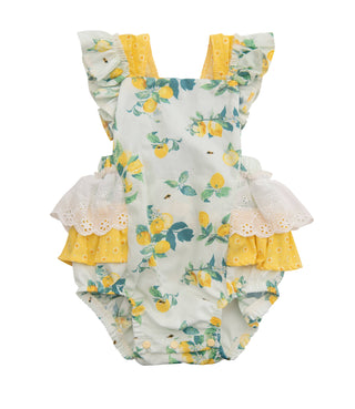Haute Baby - Haute Baby Lucy's Lemonade Sunsuit for Infants & Toddlers