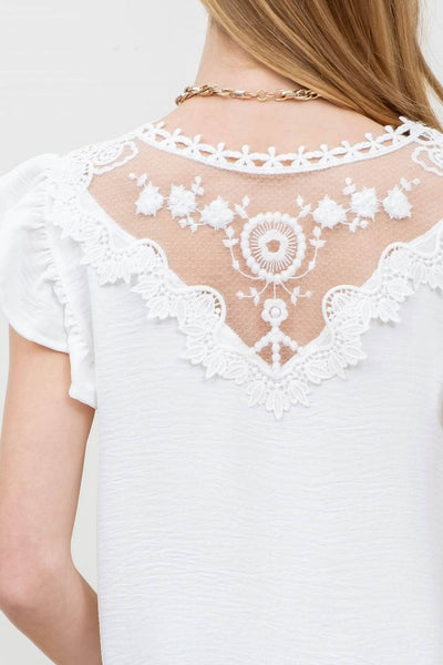 Yellie Lace Back Top