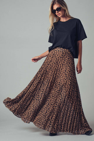 The Delilah Leopard Skirt