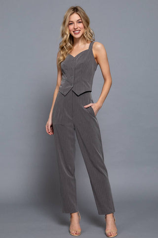 The Piper Pinstripe Vest