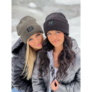 Reflective Solid Unisex C.C Beanie