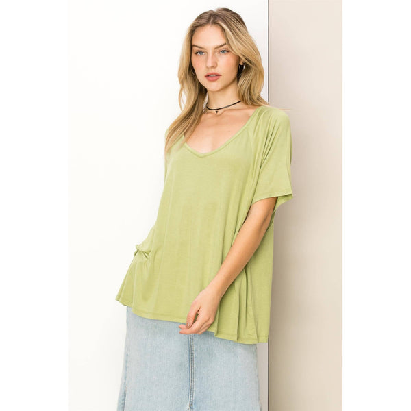 Penny Oversized V-Neck