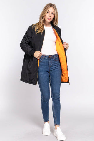 The Long Line Bomber Jacket