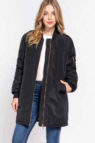 The Long Line Bomber Jacket