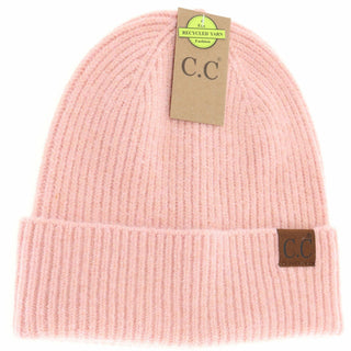 Unisex Soft Ribbed Cuff C.C Beanie