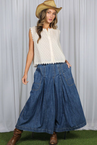 The Pin-Tuck Chambray