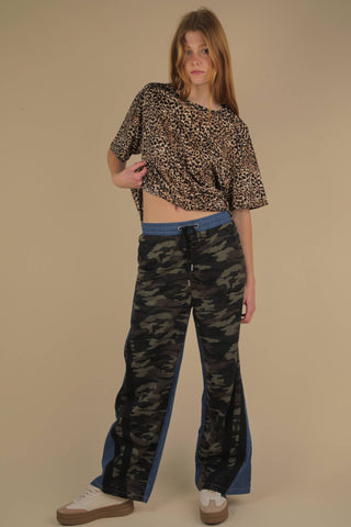 Olivia Oversized Leopard Printed Knit Top
