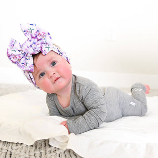 Gigi and Max - Riley Ribbed ZIP Bamboo One Piece Two Way Zipper Baby Outfit