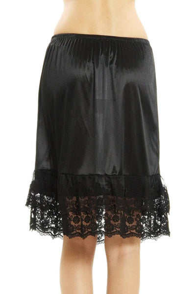 Levi Lace satin half slip skirt