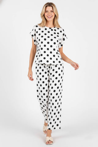 Polka Dot Lounge Top