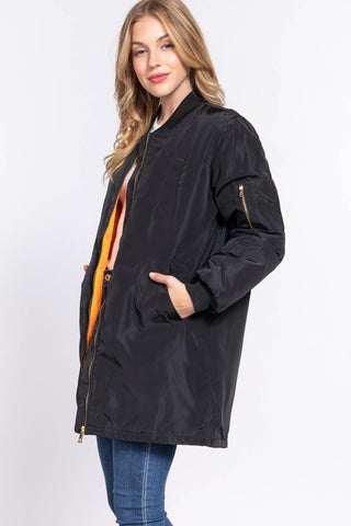 The Long Line Bomber Jacket