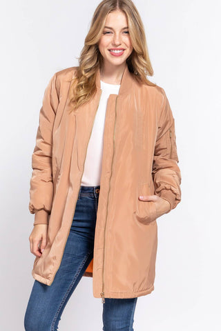 The Long Line Bomber Jacket