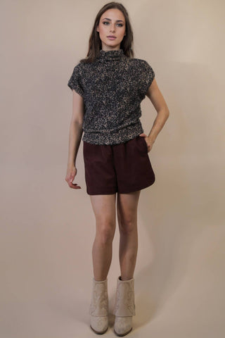 Leopard Soft Knit Vest Top