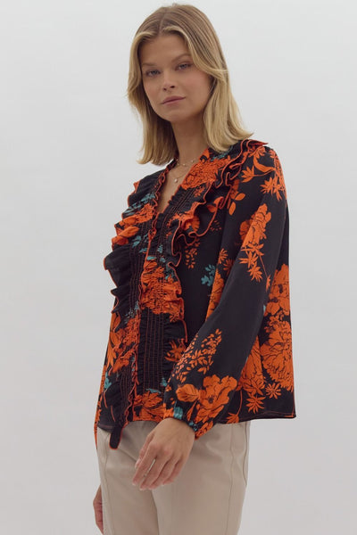 Fiona Floral Top