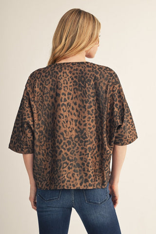The Leona Leopard Blouse