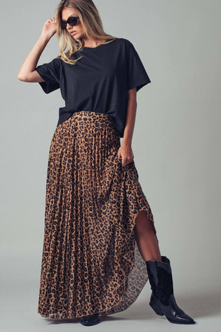 The Delilah Leopard Skirt