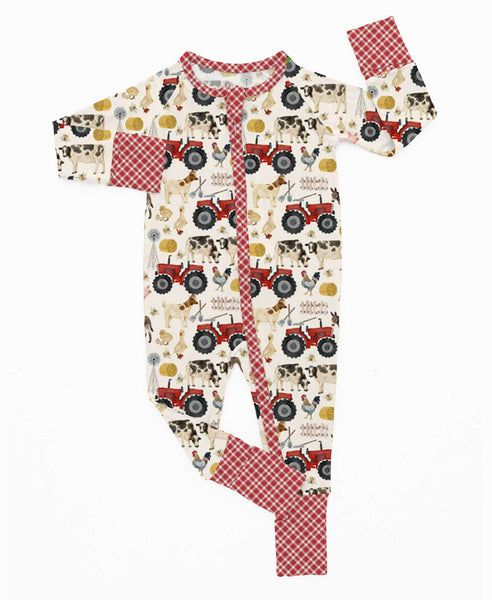 Farm Days - Bamboo Zippy Romper