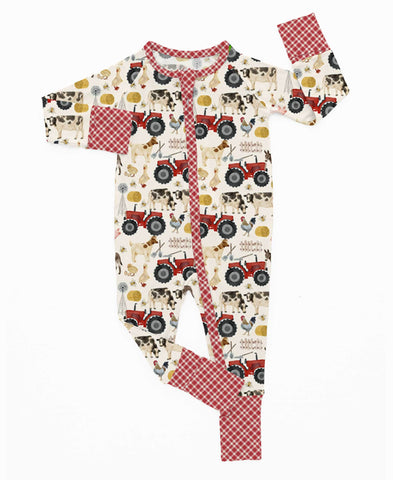 Farm Days - Bamboo Zippy Romper