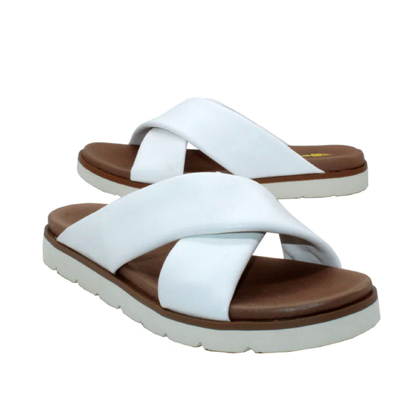 Volatile- Aushan Sandal- White no