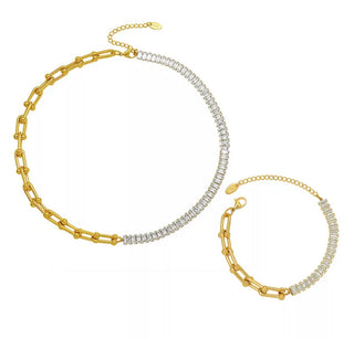 Tokyo Crystal Chain Bracelet