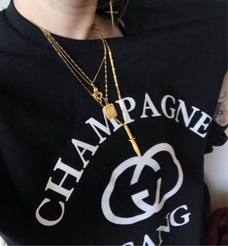 Honey Initial Necklace