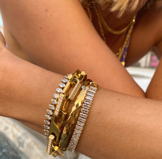 Heirloom Crystal Tennis Bracelet