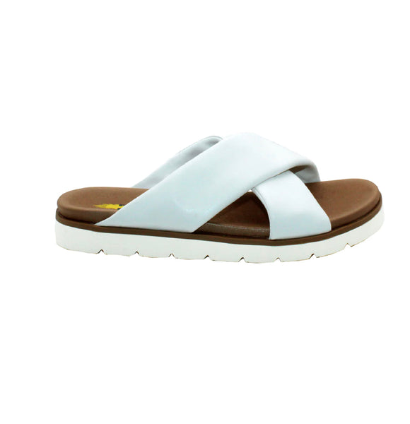 Volatile- Aushan Sandal- White no