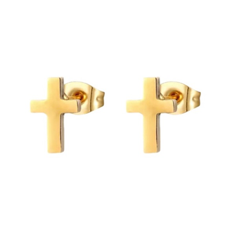 Sunday Cross Studs