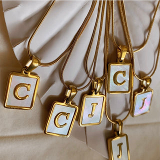 The Perla Initial Necklace