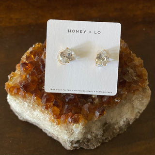 Teardrop Crystal Studs