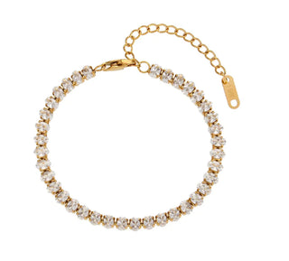 Heirloom Crystal Tennis Bracelet