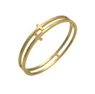 At the Crossroads Cuff Bracelet