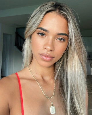 Honey Initial Necklace